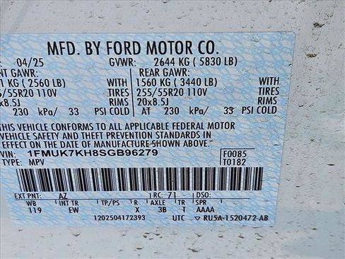 Certified 2025 Ford Explorer ST-Line RWD image 27