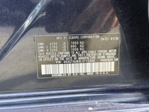 Used 2020 Subaru Impreza 2.0i Limited w/ Popular Package #2 AWD/4WD image 40
