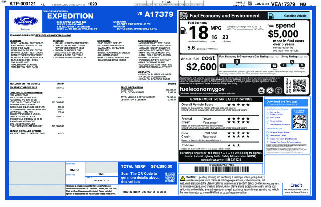 New 2027 Ford Expedition Active RWD image 10