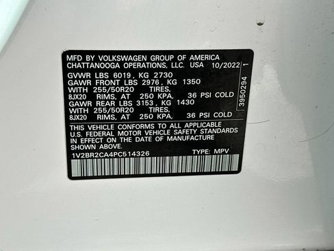 Used 2023 Volkswagen Atlas SEL AWD/4WD image 30