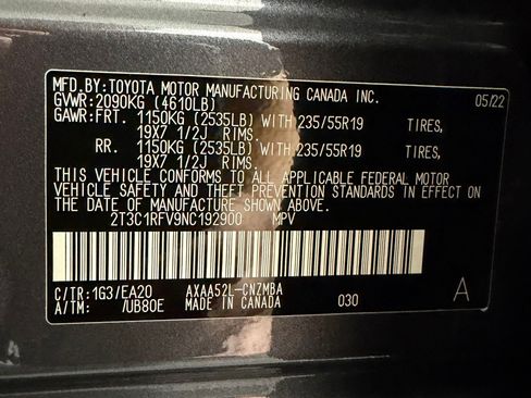 Used 2022 Toyota RAV4 XLE Premium FWD image 20