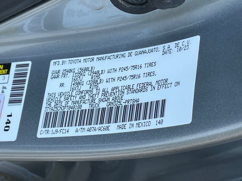 Used 2023 Toyota Tacoma SR5 RWD image 32
