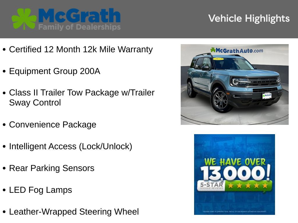 Used 2022 Ford Bronco Sport Big Bend w/ Convenience Package AWD/4WD image 6