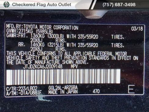 Used 2018 Lexus RX 350L 350L image 22