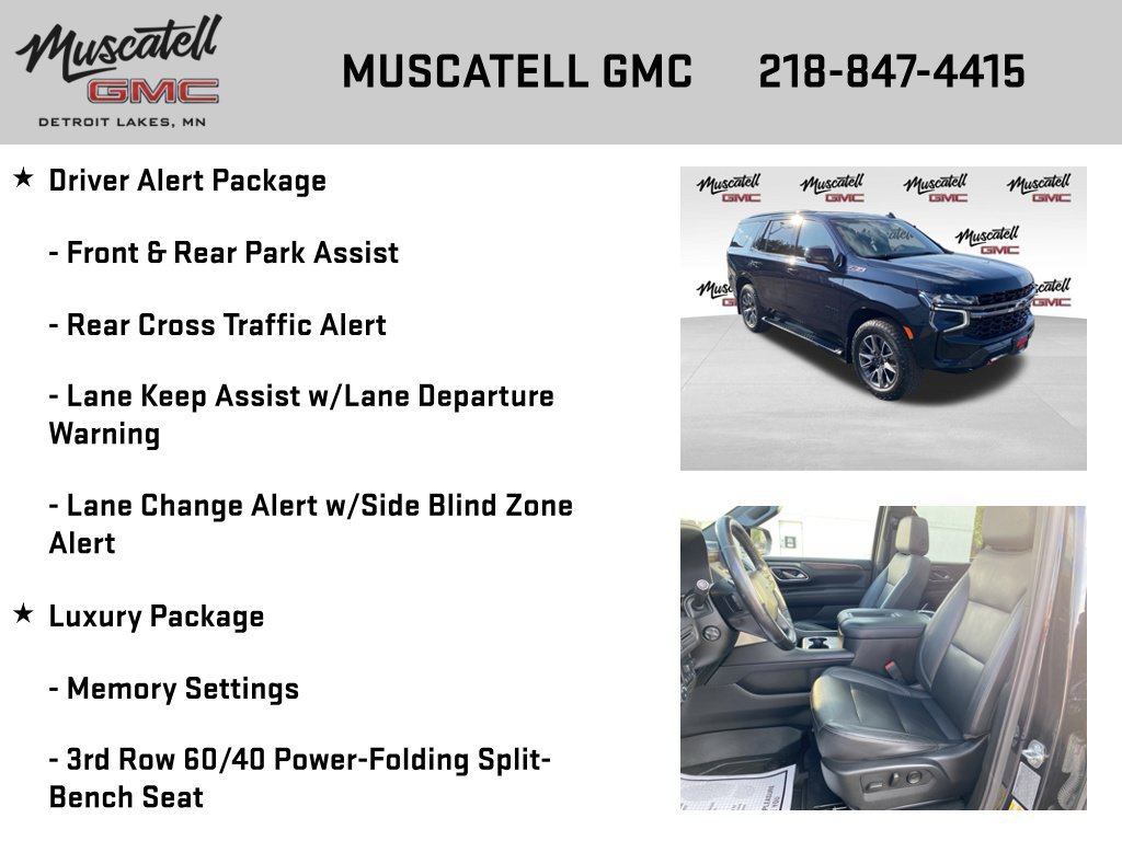Used 2021 Chevrolet Tahoe Z71 w/ Z71 Signature Package AWD/4WD image 12