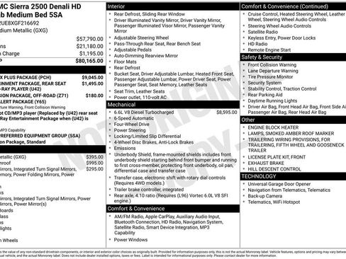 Used 2016 GMC Sierra 2500 Denali w/ Duramax Plus Package image 31