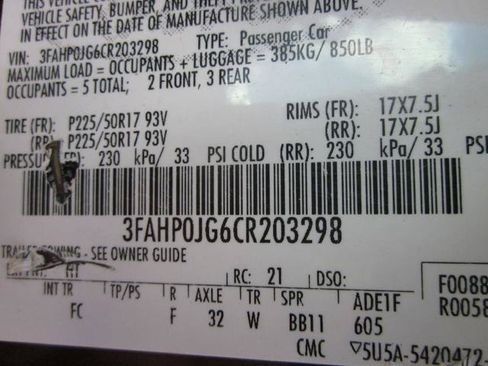 Used 2012 Ford Fusion SEL FWD image 11