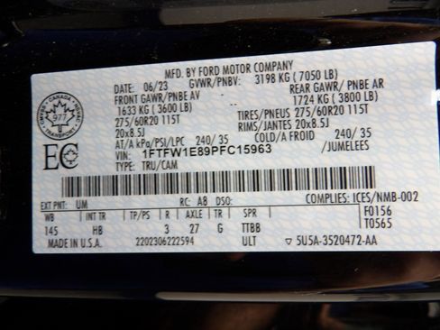 Used 2023 Ford F150 Lariat w/ Equipment Group 502A High image 63