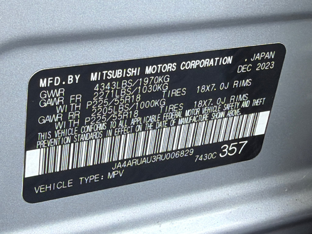 Used 2024 Mitsubishi Outlander Sport LE AWD/4WD image 35