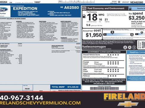 Used 2022 Ford Expedition Limited image 2