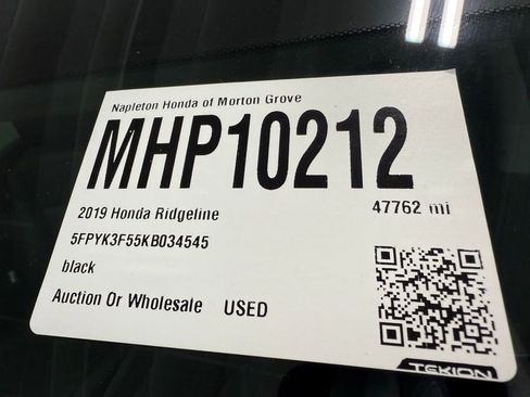 Certified 2019 Honda Ridgeline RTL image 32