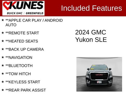 Used 2024 GMC Yukon SLE AWD/4WD image 2
