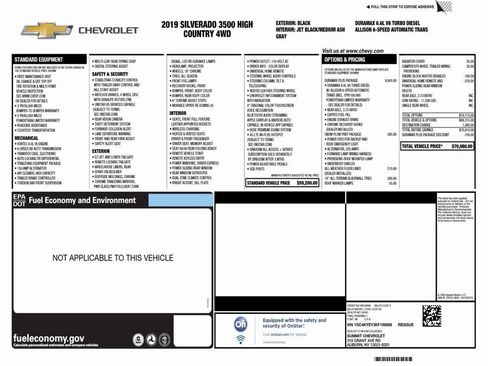 Used 2019 Chevrolet Silverado 3500 High Country w/ Duramax Plus Package image 3