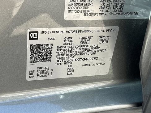 New 2026 GMC Sierra 1500 Elevation w/ Preferred Package AWD/4WD image 27