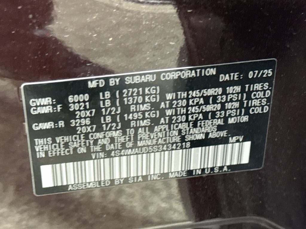 Used 2025 Subaru Ascent Touring AWD/4WD image 36