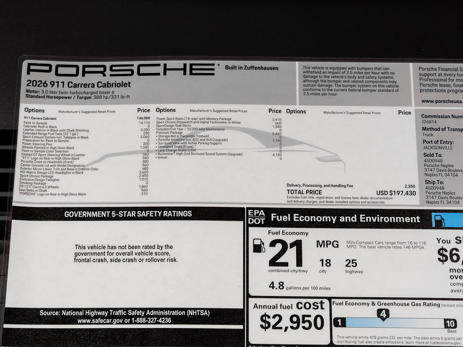 Used 2026 Porsche 911 Carrera RWD image 66