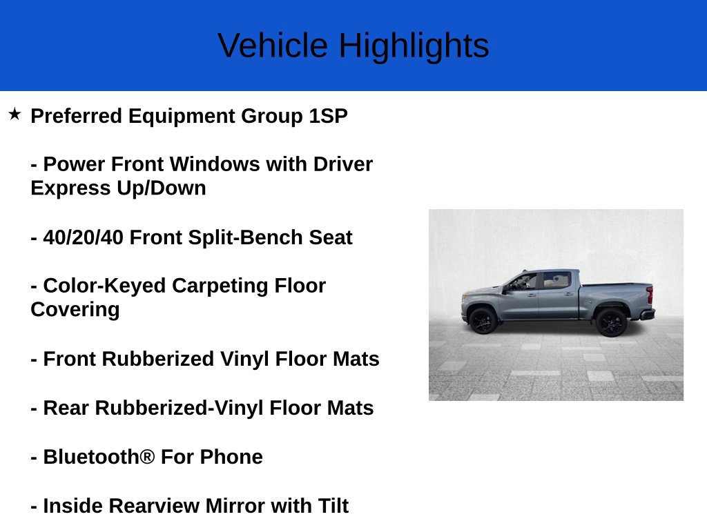 New 2026 Chevrolet Silverado 1500 RST RWD image 3