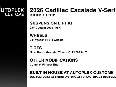 Used 2026 Cadillac Escalade V AWD/4WD image 2