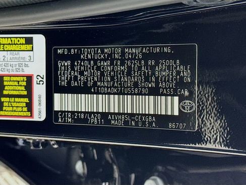 New 2026 Toyota Camry XLE AWD/4WD image 30