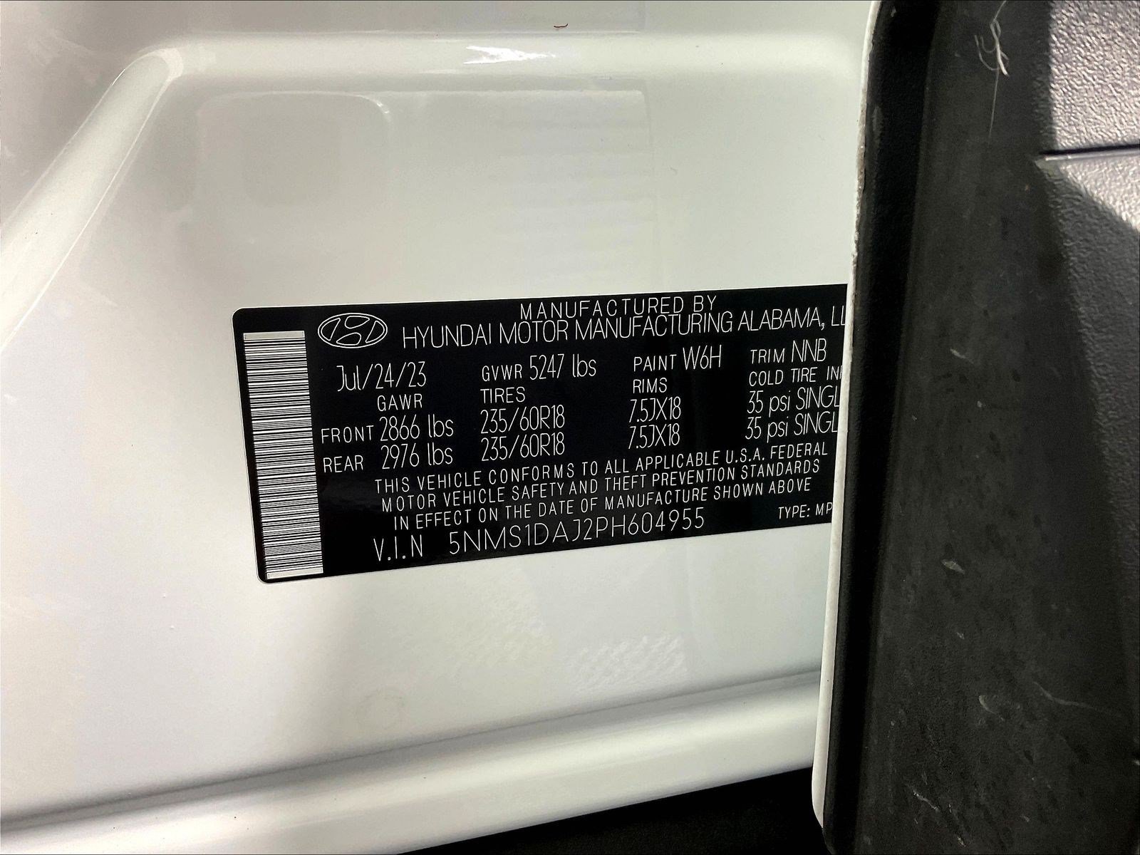 Used 2023 Hyundai Santa Fe SE w/ Cargo Package AWD/4WD image 19