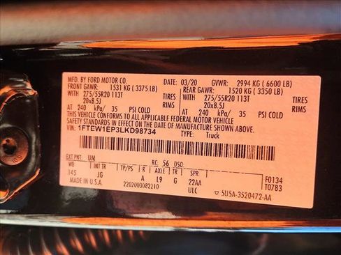 Used 2020 Ford F150 XL w/ Equipment Group 101A Mid image 24