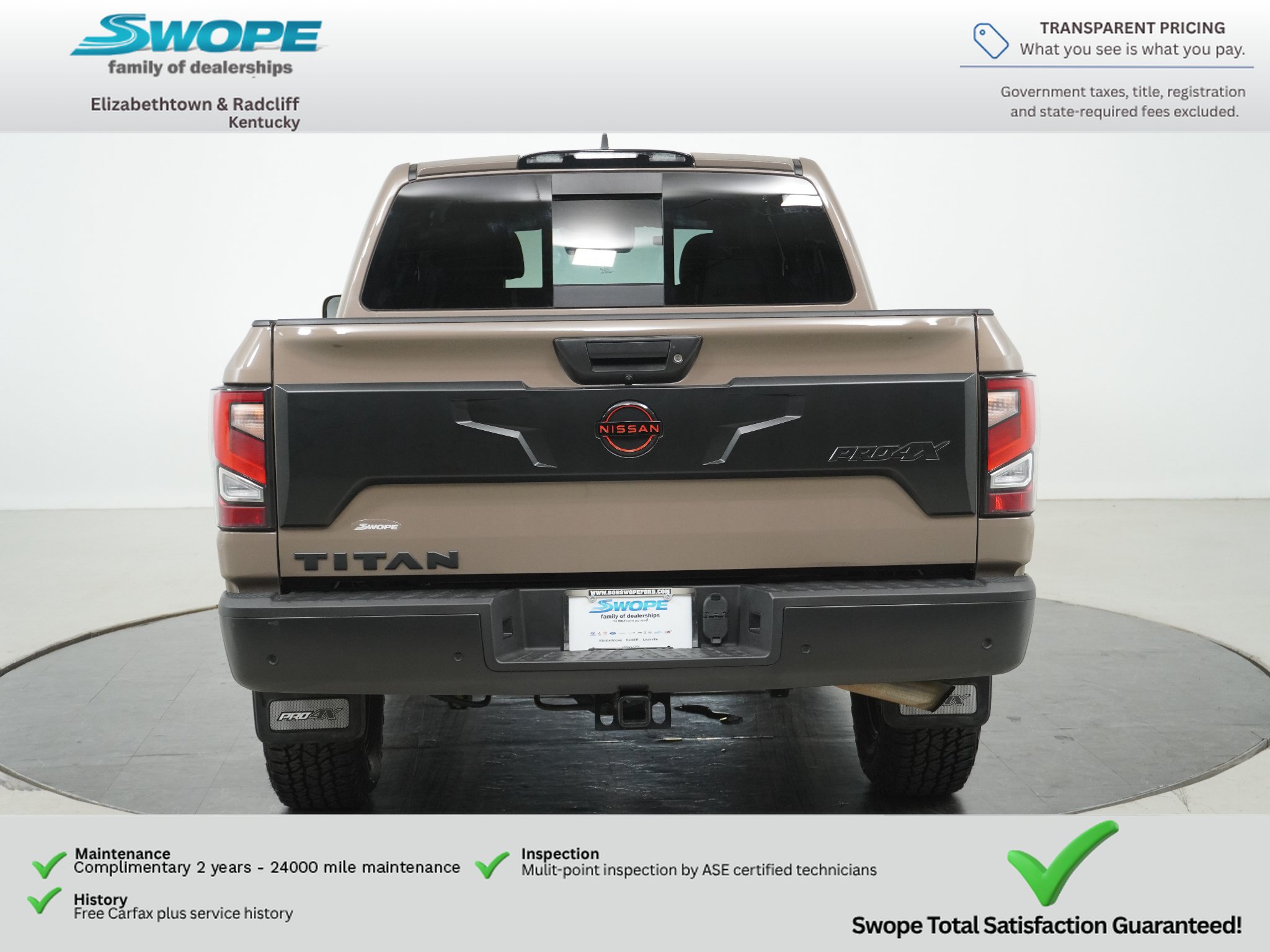 Used 2023 Nissan Titan PRO-4X w/ Off Road Protection Package AWD/4WD image 4