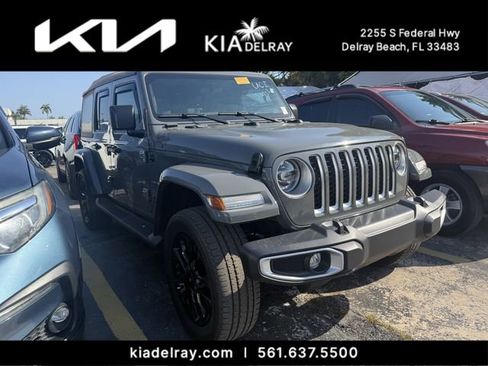 Used 2021 Jeep Wrangler Unlimited Sahara w/ Safety Group image 1