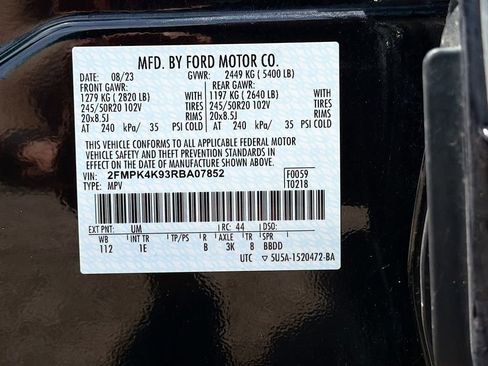 Certified 2024 Ford Edge Titanium w/ Titanium Elite Package AWD/4WD image 35