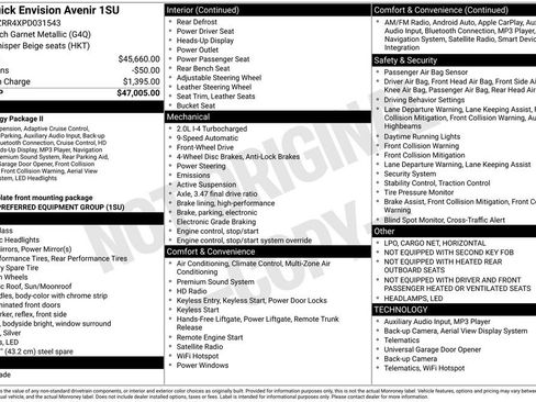 Used 2023 Buick Envision Avenir image 25