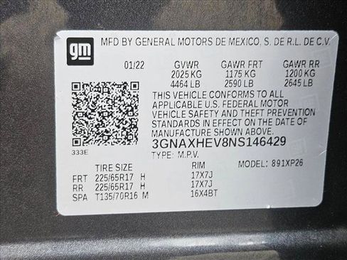 Certified 2022 Chevrolet Equinox LS w/ LPO, Floor Liner Package image 21