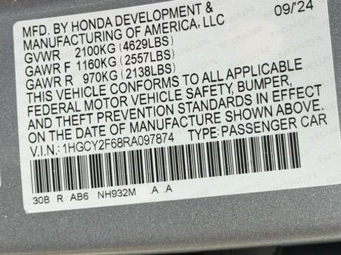 Used 2024 Honda Accord EX-L image 23