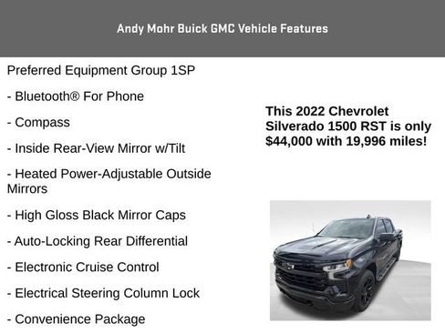 Used 2022 Chevrolet Silverado 1500 RST w/ Protection Package AWD/4WD image 15