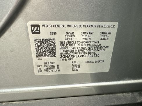 Certified 2025 Chevrolet Equinox LT AWD/4WD image 20