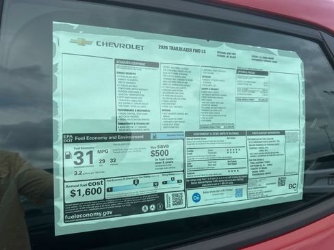 New 2026 Chevrolet TrailBlazer LS FWD image 34