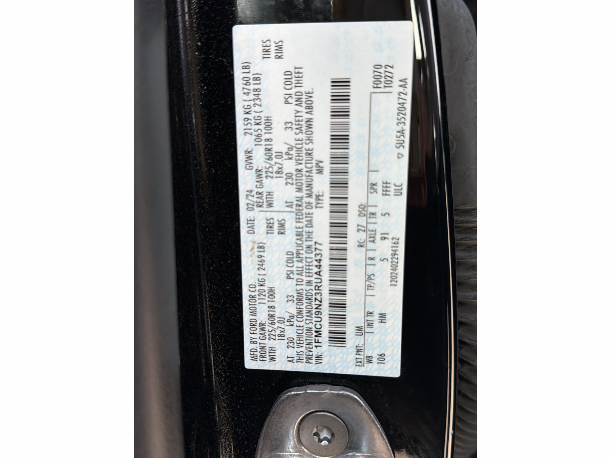 Used 2024 Ford Escape ST-Line Select w/ Tech Pack #1 AWD/4WD image 34