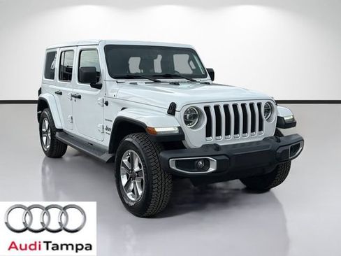 Used 2021 Jeep Wrangler Unlimited Sahara AWD/4WD image 1