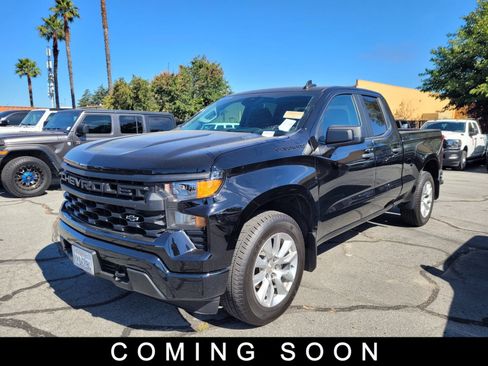 Used 2024 Chevrolet Silverado 1500 Custom w/ LPO, Dark Essentials Package RWD image 1