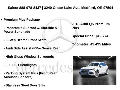 Used 2018 Audi Q5 2.0T Premium Plus w/ Premium Plus Package image 5