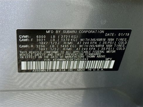 Used 2019 Subaru Ascent Premium image 36