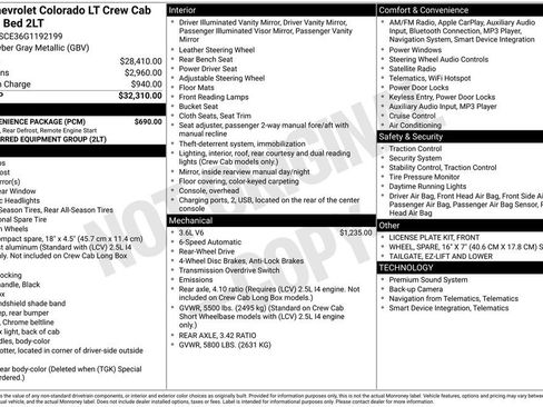 Certified 2016 Chevrolet Colorado LT w/ LT Convenience Package image 10