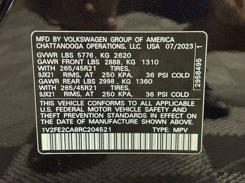 Used 2024 Volkswagen Atlas Cross Sport SEL Premium R-Line AWD/4WD image 36