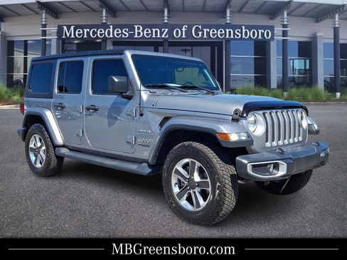 Used 2020 Jeep Wrangler Unlimited Sahara AWD/4WD image 1
