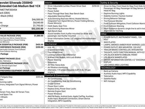Used 2022 Chevrolet Silverado 2500 Custom w/ Custom Value Package AWD/4WD image 6