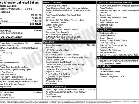 Used 2018 Jeep Wrangler Unlimited Sahara w/ Safety Group image 15