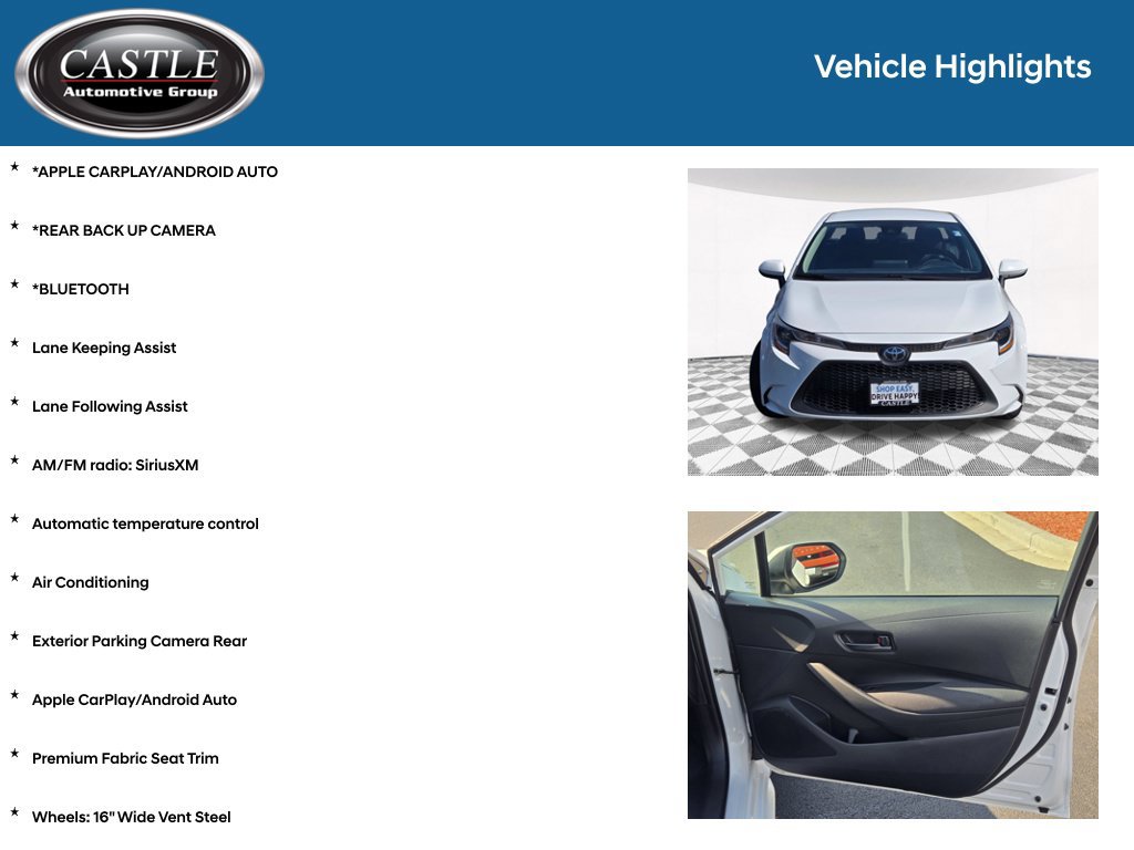 Used 2022 Toyota Corolla LE FWD image 3