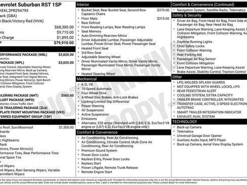 Used 2023 Chevrolet Suburban RST w/ Sport Performance Package image 39