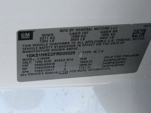 Used 2015 GMC Yukon XL SLT w/ Open Road Package image 19