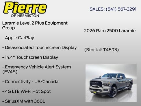 New 2026 RAM 2500 Laramie AWD/4WD image 36
