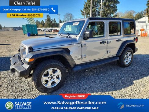 Used 2019 Jeep Wrangler Unlimited Sport S image 1