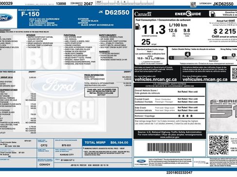 Used 2018 Ford F150 XLT w/ Equipment Group 301A Mid AWD/4WD image 2